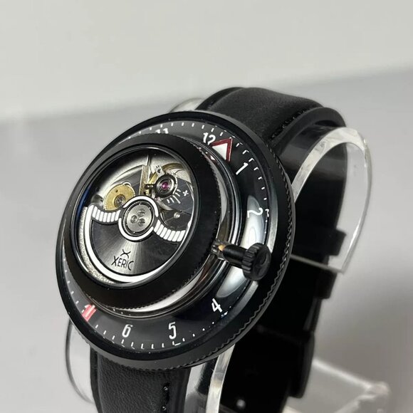 Men's Xeric Invertor Automatic Black Red Limited Edition Automatic Watch WR 3ATM - Picture 4 of 10